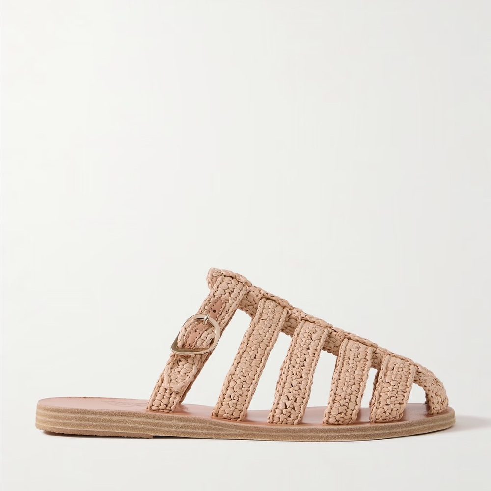 Women's Tan Woven Sandals
